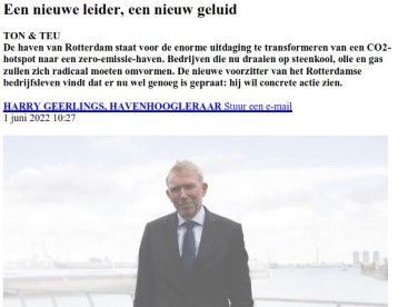 Een nieuwe leider een nieuw geluid_klein