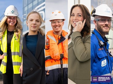 Imagocampagne Werken in de Rotterdamse haven